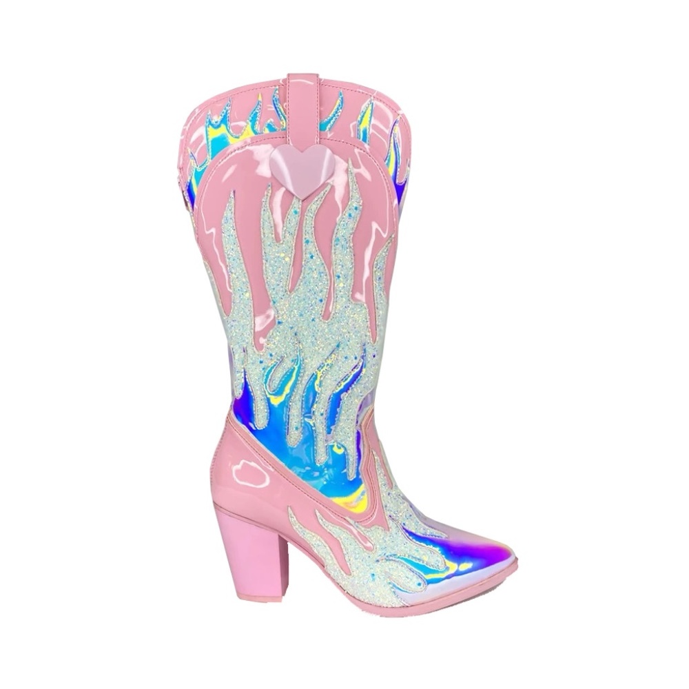 YRU Space Cowgirl Boot- Atlantis Pink
